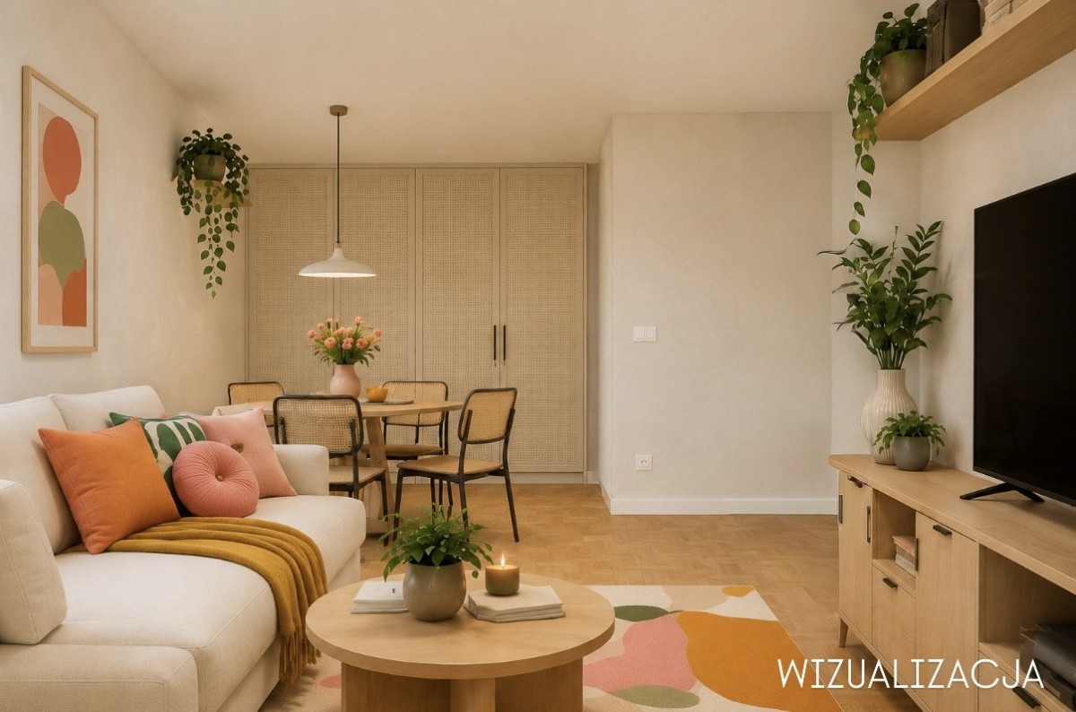 2 room apartment 38 m² Warsaw, Poland