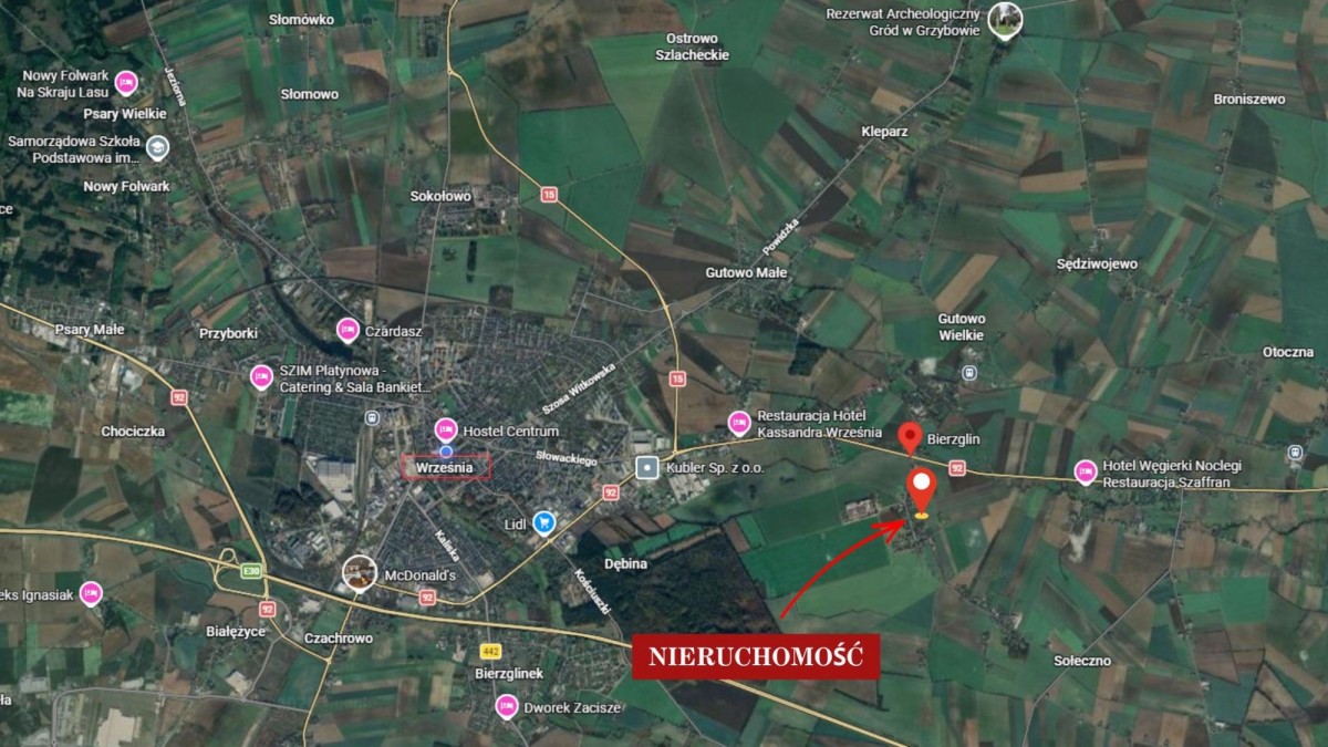 Mieszkanie 3 pokoi 62 m² Bierzglin, Polska
