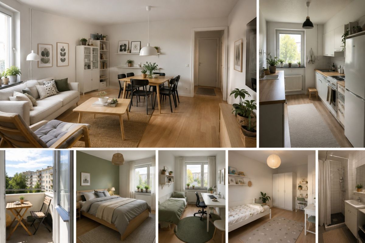 Appartement 4 chambres 66 m² Cracovie, Pologne