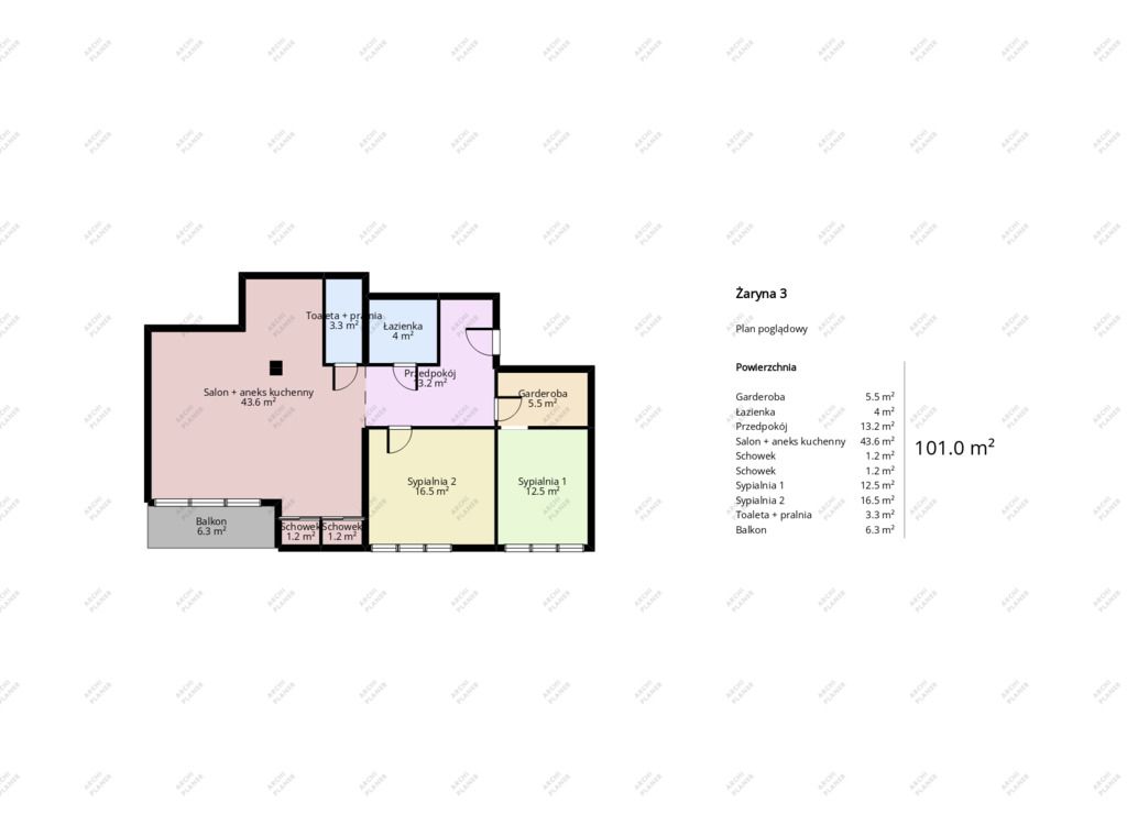 Wohnung 3 zimmer 101 m² Woiwodschaft Masowien, Polen
