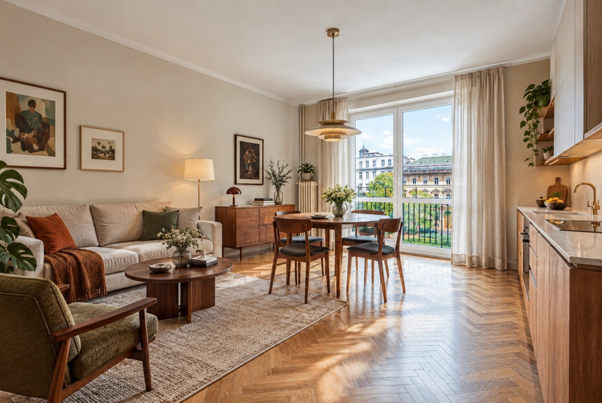 2 room apartment 37 m² Warsaw, Poland