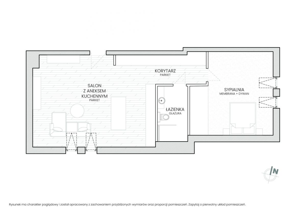 Commercial property 63 m² in Warsaw, Poland