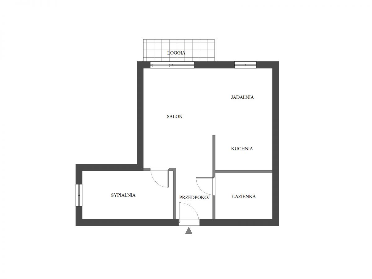 2 room apartment 53 m² Warsaw, Poland